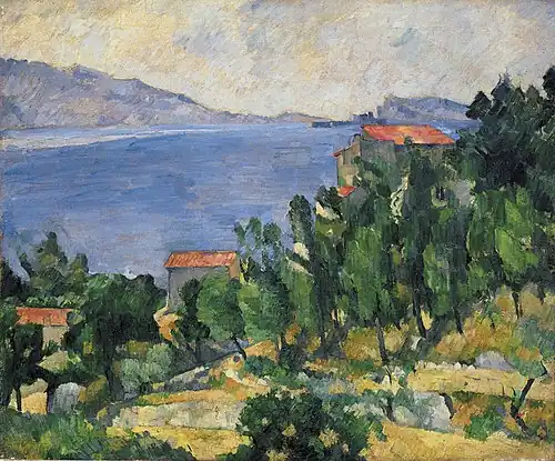 La Baie de l'Estaque vue de l'est, Paul Cézanne, vers 1878-1882