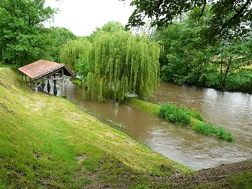 Idem, en période de crue.