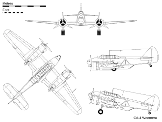 vue en plan de l’avion