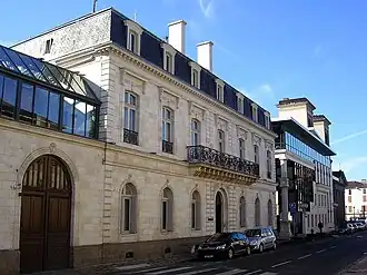 Hôtel Planté, siège du Conseil départemental des Landes, rue Victor Hugo.