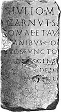 C. Iulius M[?], Carnute CIL XIII, 1694.