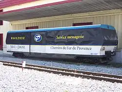 Remorque X&nbsp;1337 des CP, transformée par les établissements Garnéro.