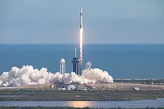 Décollage de C208 lors de son premier vol, SpaceX CRS-21.