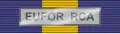 CSDP Medal EUFOR RCA ribbon bar