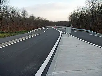 Contournement sud-ouest à Serbannes en direction de Thiers