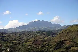 Vue du volcan.