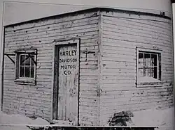 La Cabane atelier Harley-Davidson de Milwaukee de 1903.