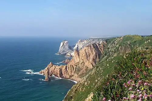 Le Cabo da Roca, l'extrême occident de l'Europe.
