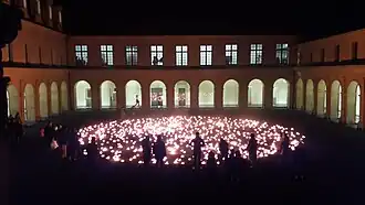 Installation pour les portes ouvertes du FRAC en 2018