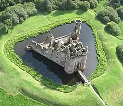 Château de Caerlaverock, Écosse.