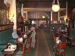 L'intérieur du café