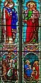 Vitraux de la nef : saint Louis et saint Joseph