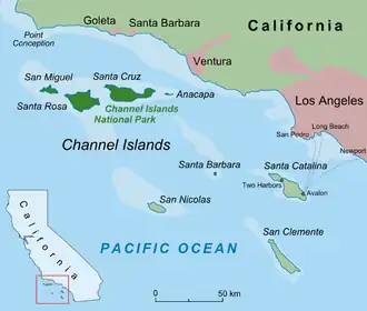 Carte des Channel Islands.