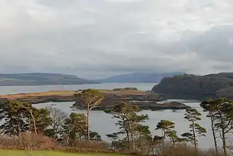 L'île Calve vue depuis Tobermory.