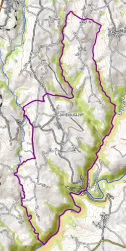 Carte topographique.