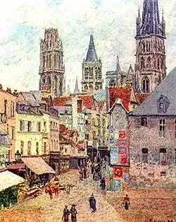 Rouen, rue de l'Épicerie (1898),Norman (Oklahoma), Fred Jones Jr. Museum of Art (en).