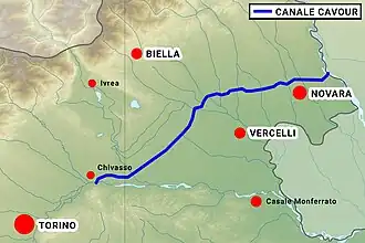 Localisation du canal.