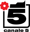 Logo de Canale 5 du 21 septembre 1985 au 20 septembre 1987