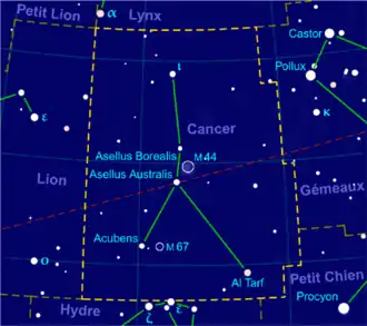 Image illustrative de l'article Cancer (constellation)