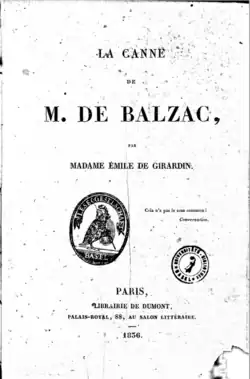 Image illustrative de l’article La Canne de M. de Balzac