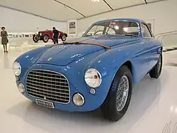 166 MM Coupé Touring, musée Enzo Ferrari, Modène.