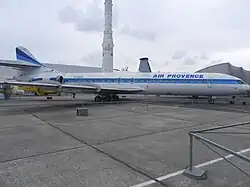 Caravelle exposée, marquée "Air Provence".