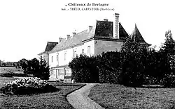 Le château de Trélo vers 1920 (carte postale).