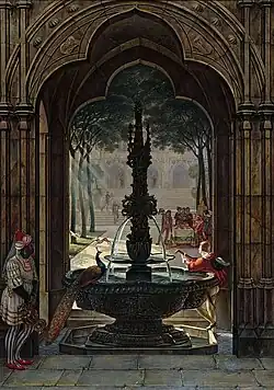 Cour avec fontaine (1819), Alte Nationalgalerie