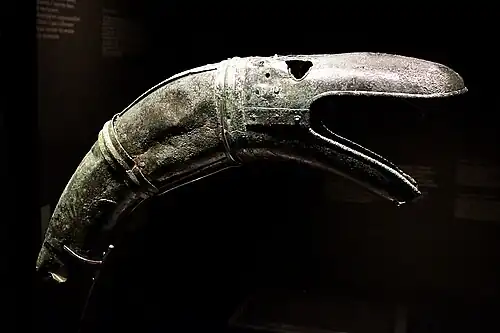 Carnyx de Tintignac en Corrèze.