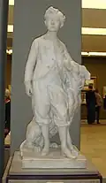 Le prince impérial et son chien par Jean-Baptiste Carpeaux vers 1865.