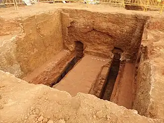 Vue du four situé au sud-est de la route de Sant Martí de Provençals.