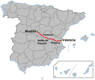 Image illustrative de l’article Route nationale 3 (Espagne)