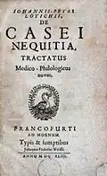 Casei Nequitia 1643