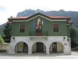La mairie de la commune à Campo de Caso.