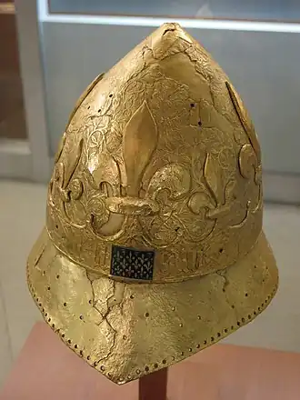 Casque de parade de Charles VI