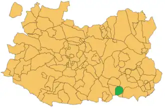 Localisation de Castellar de Santiago