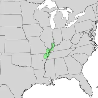 Description de l'image Catalpa speciosa range map 2.png.