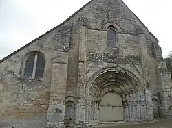 La façade du XIIe&nbsp;siècle.
