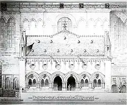 Ancien porche de la cathédrale d'Angers.