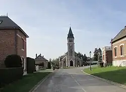 La rue de l'église.