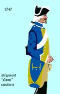 régiment de Conti cavalerie de 1767 à 1776