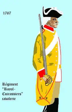 l' uniforme de 1767 à 1776