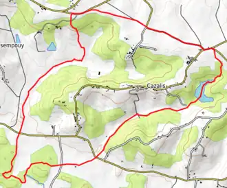 Carte topographique.