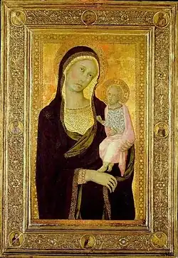 Madone à l'Enfant, Naddo Ceccarelli, 1347, collection particulière.