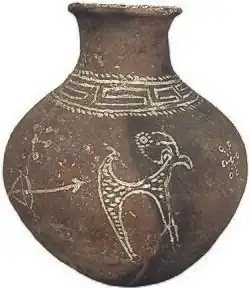 Porcelaine découverte à Nakhitchevan datant de l'époque des Mannéens.