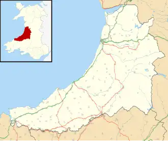 Voir sur la carte administrative du Ceredigion