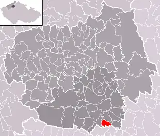 Localisation de Černouček