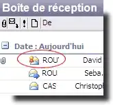 Illustration de l'icône de certificat mail.