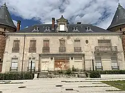 Détail sur le château du XVIIIe siècle.