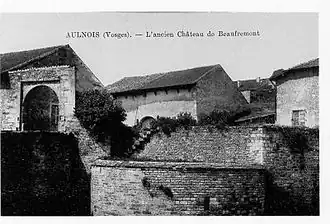 Carte postale du château au début du XXe&nbsp;siècle.
